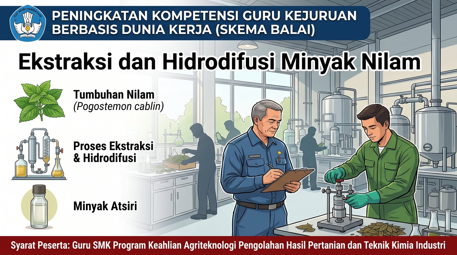 Ekstraksi dan Hidrodifusi Minyak Nilam